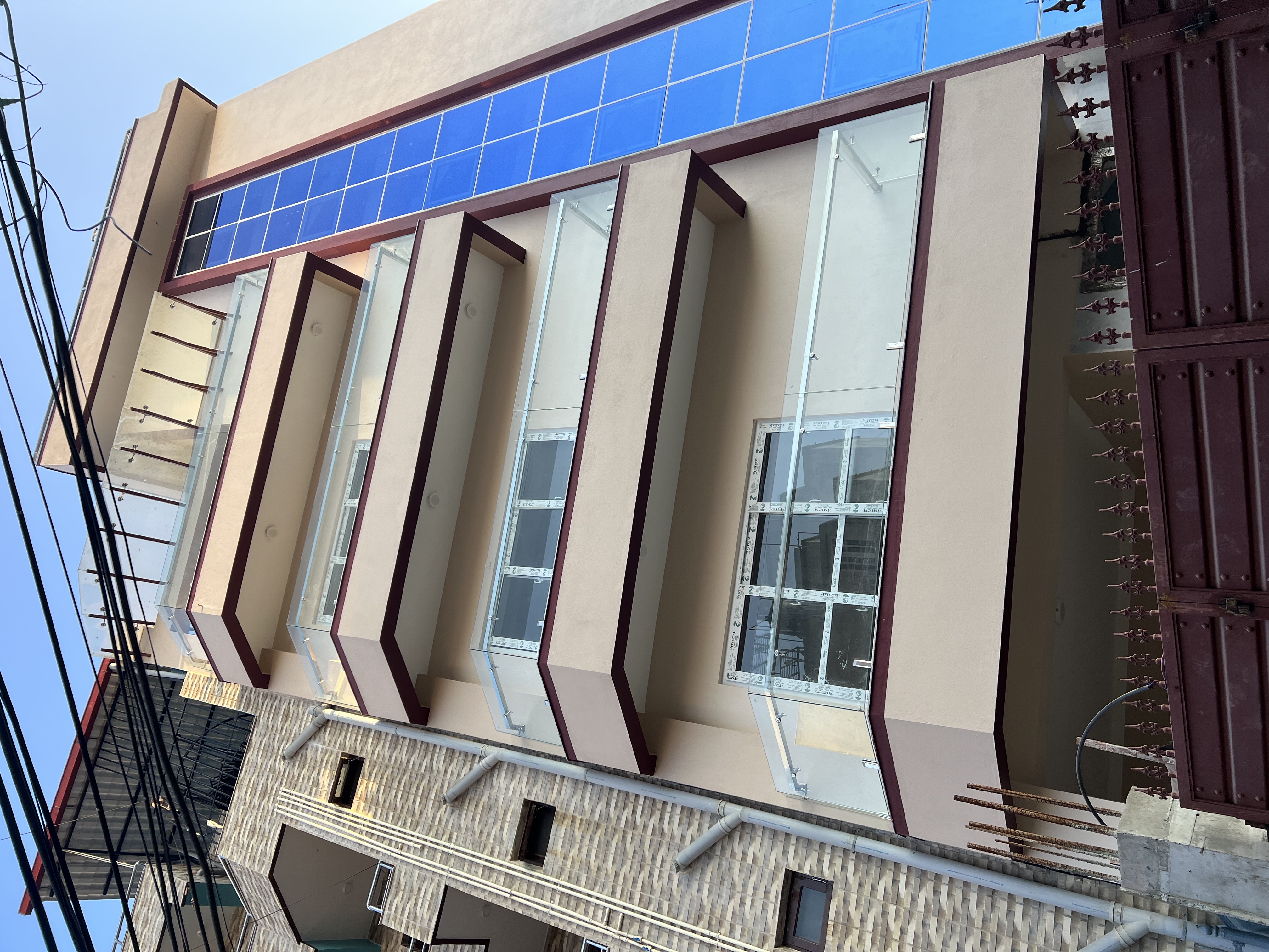 Dillibazar Glass railing and shed